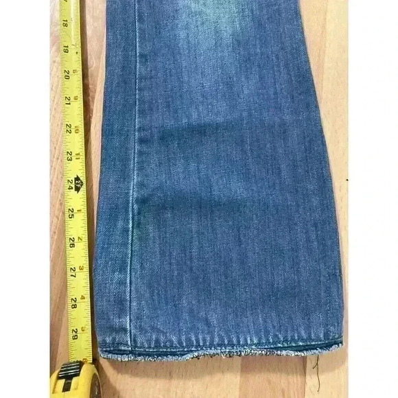 Y2K Vintage Jeans Low Rise Bell Bottom Flare Jeans Size 27 - Picture 10 of 11
